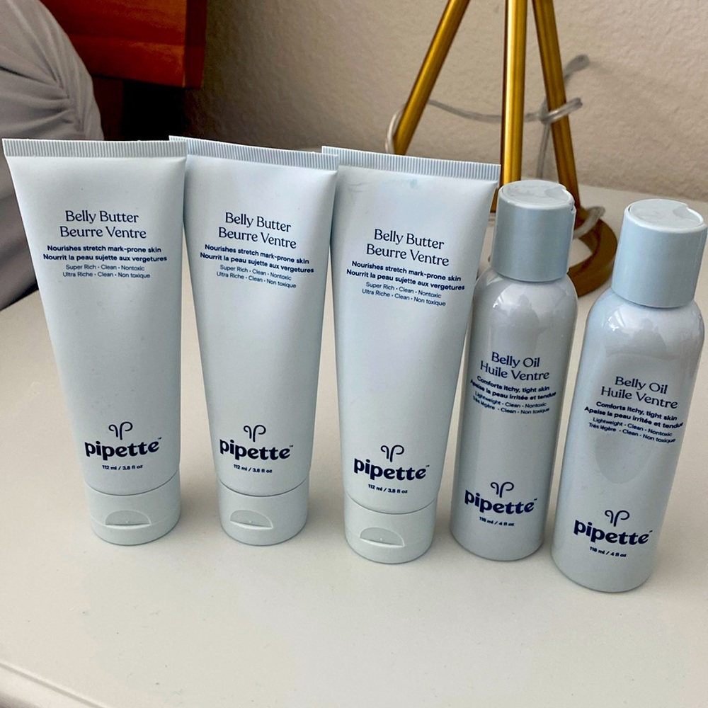 NWT Pipette belly oil and butter bundle